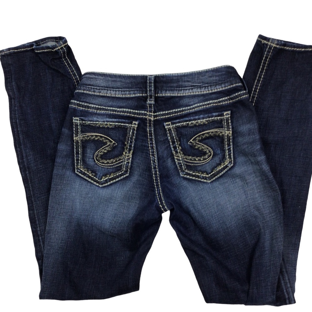 Silver jeans Kosuke straight dark wash denim jeans